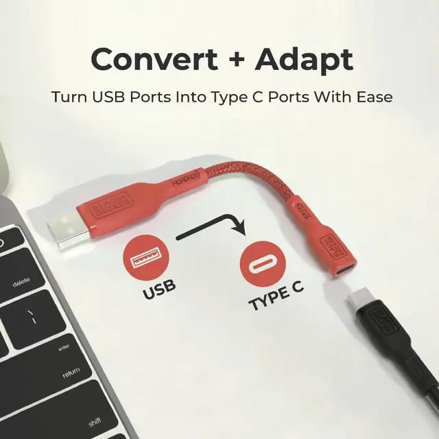 Alt view image 3 of 7 - USB C to USB Adapter [2 Pack] Type C Female to USB Male OTG Cable USB to USB C Adapter  Compatible with MacBook Pro/Air iPhone 16/15 Series  Galaxy S24/S23/S22