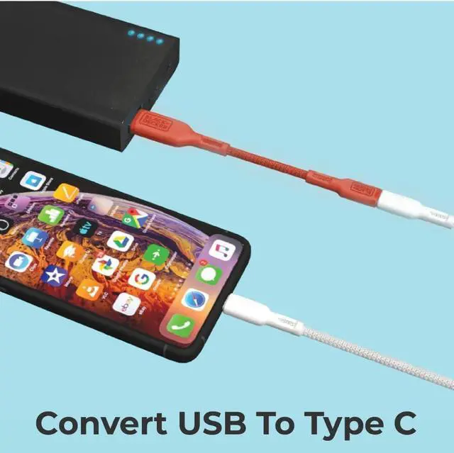 Alt view image 6 of 7 - USB C to USB Adapter [2 Pack] Type C Female to USB Male OTG Cable USB to USB C Adapter  Compatible with MacBook Pro/Air iPhone 16/15 Series  Galaxy S24/S23/S22