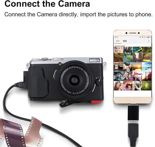 Alt view image 7 of 7 - USB C Adapter USB C to USB 3.0 Adapter (2 Pack) Converter Type C Male to USB A Female OTG Plug Connector for Mac Book iPad iPhone  Phone.