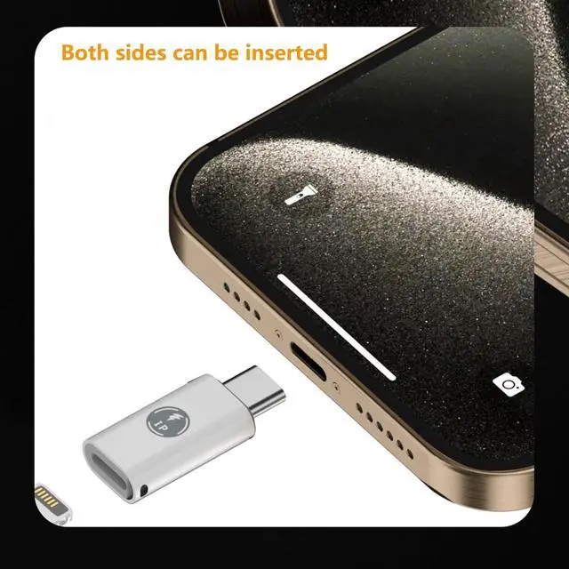 Alt view image 6 of 7 - (6Pack Adapter for iPhone Female to Type C Male USB C to USB 3.0 OTG Adapter 2 Type C Female to iPhone Male Compatible with iPhone 15 14 13 12Pro Max Plus  Galaxy Laptop PC