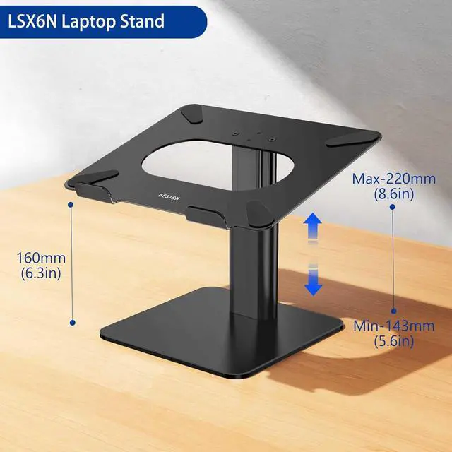 Alt view image 4 of 7 - Vertical Laptop Stand Holder Arch Gravity Auto Locking Holder Storage Dock Space Saving for Desk Organizer Fits All MacBook/iPad/Dell/Chromebook Dual Laptop Stand (Up to 17.3 inches)