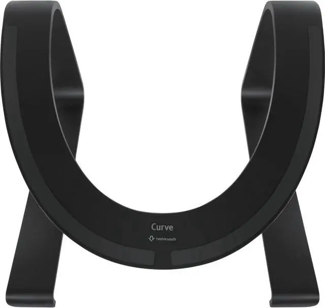 Alt view image 5 of 7 - Twelve South Curve for MacBooks and Laptops | Ergonomic desktop cooling stand for home or office (matte black)