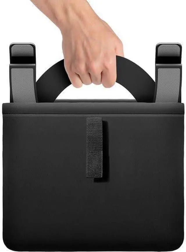Alt view image 5 of 7 - Twelve South Curve Flex | Ergonomic Height & Angle Adjustable Aluminum Laptop/MacBook Stand/Riser, fits 10"-17", folds flat for portability -travel pouch included, matte black
