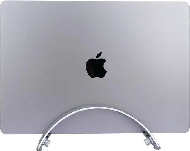 Supporto Verticale Per Laptop In Alluminio 6061 - Regolabile, Design Ventilato, Anti-Scadivolamento Per Laptop Fino A 17 Pollici