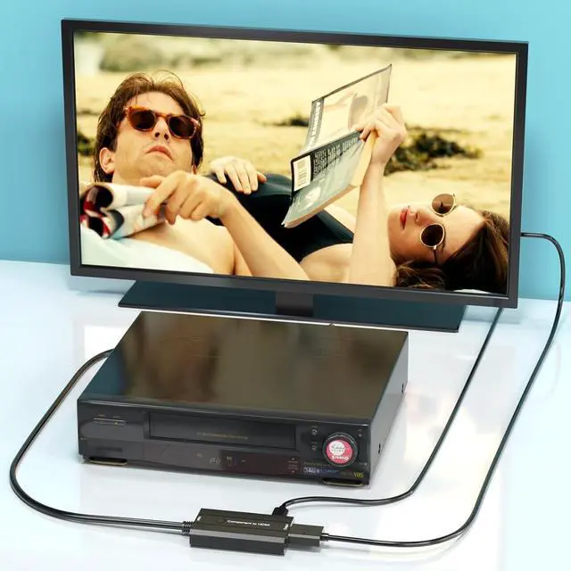 Alt view image 5 of 7 - Male Component to HDMI Converter for DVD/STB/VHS with Female Component to Display on HDTVs(Not for 240P PS1 Games) 1080P YPbPr to HDMI Converter