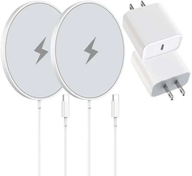 Main image of Magnetic Wireless Charger Fast iPhone Mag-Safe Charger for iPhone 16 Pro Max/16 Pro/iPhone15Pro Max/15 Plus/14/13/12/AirPods 3/2/Pro/Pro 2 Magnet Charging Pad Mag Safe Chargerwith Dual Charging Ports