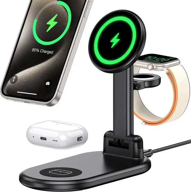 in Charging Station for Mag-Safe Charger 15W Max Foldable