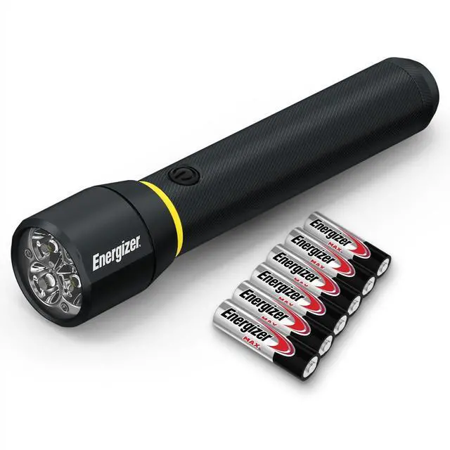 Main image of ENERGIZER LED Flashlight Vision PRO Ultra Bright 1000+ Lumens IPX4 Water Resistant Aircraft-Grade Aluminum LED Light Rugged Metal Flash Light for Outdoors Emergency Power Outage Black