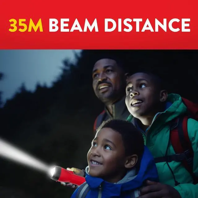 Alt view image 3 of 7 - EVEREADY LED Flashlights (3-Pack) Bright Flashlights for Emergencies and Camping Gear Power Outage Flash Light AA Batteries Included