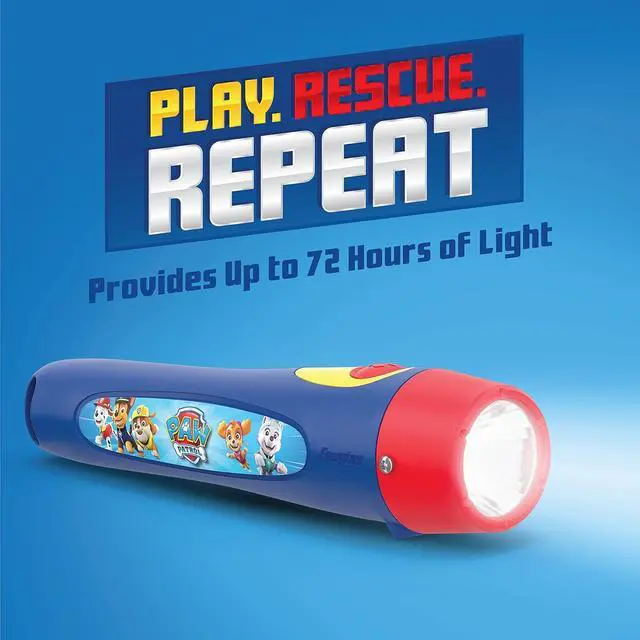 Alt view image 3 of 7 - PAW Patrol Flashlights (2-Pack) Paw Patrol Toys for Boys and Girls Great Lightweight LED Flashlights for Kids (Batteries Included)