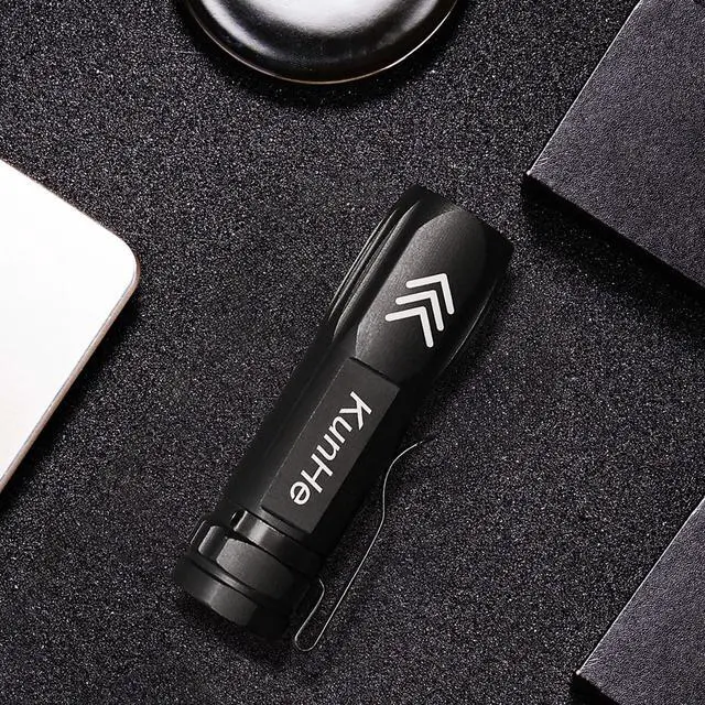Alt view image 7 of 7 - Small Rechargeable Flashlights Mini LED Pocket Flashlight Battery Operated Bulk Flash Light Clip for Home EDC Stocking Stuffers for Men Adults 5 Pack