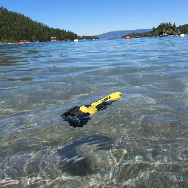 Alt view image 2 of 7 - 150 Lumen Floating Water Resistant LED Flashlight with Carabineer Clip Yellow (41-2510)