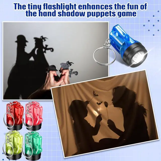 Alt view image 6 of 6 - 20 Pcs Mini Flashlight Keychains Bulk Plastic Portable Handheld LED Key Chains for Birthday Party Favors(Assorted Colors)