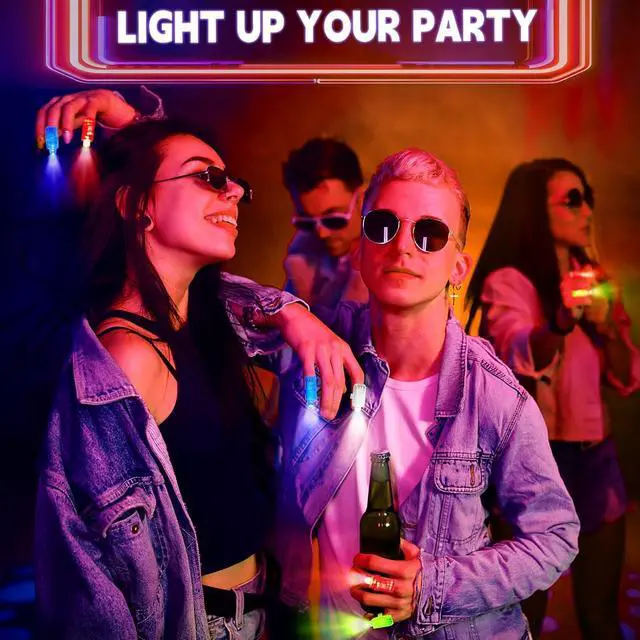 Alt view image 5 of 7 - Finger Lights- 50Pcs Party Favors-Bachelorette Party Favors - Party Supplies for Parties Cheering Novelty Toys for Kids Adult
