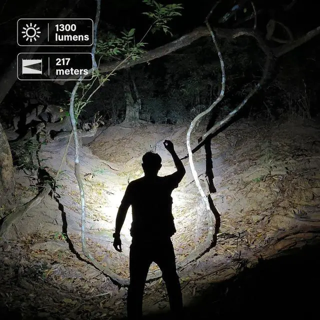 Alt view image 2 of 7 - sofirn SC13 Small Rechargeable Flashlight, Pocket EDC Flashlight Bright 1300 Lumens with Magnetic Tail Cap, Mini Pocket Lights for Everyday Carry Emergenices Outdoor Camping Hiking