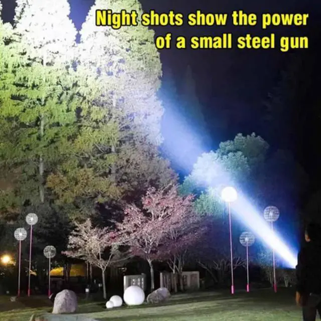 Alt view image 2 of 7 - German Three-Eyed Monster Mini Flash Super Power Flashlight Thumb Flashlight Mini Flashlights Multi-Functional Mini Pen Clip Flashlight Light Steel High Lumen Rechargeable Waterproof (2Pcs-a)