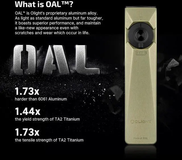 Alt view image 6 of 7 - Arkfeld Ultra 1400 Lumens EDC Flat Flashlight Rechargeable Compact Pocket Flash Light Combines White LED UV and Green Beam Triple Sources Perfect for Checking Working (Olive-Green NW)