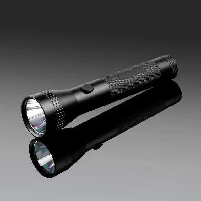 Alt view image 6 of 7 - 2D Cell Battery Big Flashlights Single Mode High Lumens Aluminum Heavy Duty Large Flashlight for Home Emergency Power Outage Outdoor Activities