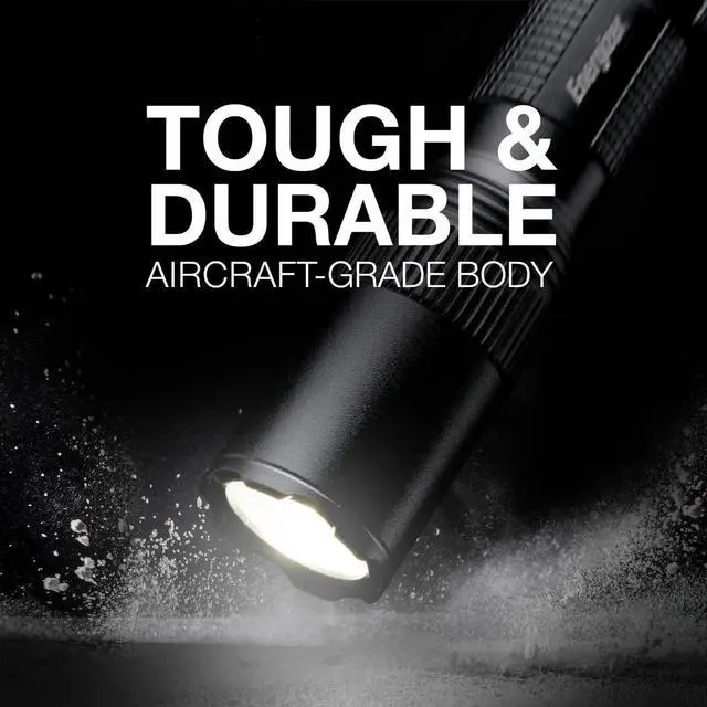 Alt view image 2 of 7 - TAC 1AA LED Tactical Flashlight LED Flashlight for Emergencies and Camping Gear Water Resistant Compact EDC Flashlight with Clip Batteries Included Pack of 1