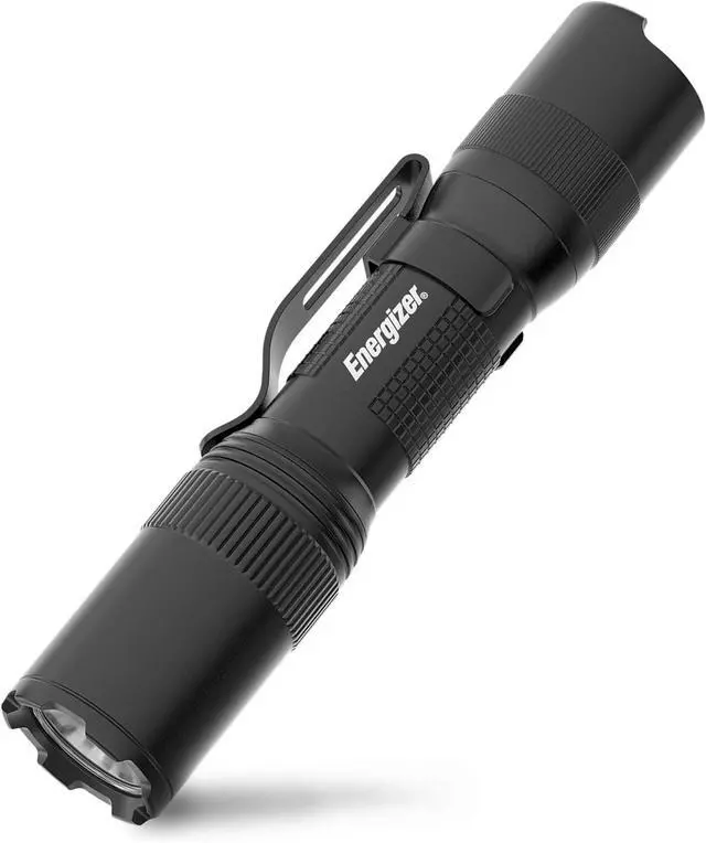 Alt view image 4 of 7 - TAC 1AA LED Tactical Flashlight LED Flashlight for Emergencies and Camping Gear Water Resistant Compact EDC Flashlight with Clip Batteries Included Pack of 1