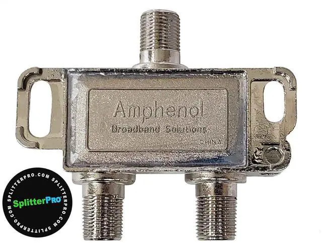 Alt view image 4 of 7 - Digital Splitters Professionals Install Every Day Across The U. S. A. 2-Way Coaxial Cable Splitter 1+ GHz for HDTV/4K/8K TV High Speed Internet (Not for Satellite Dish Connections.)