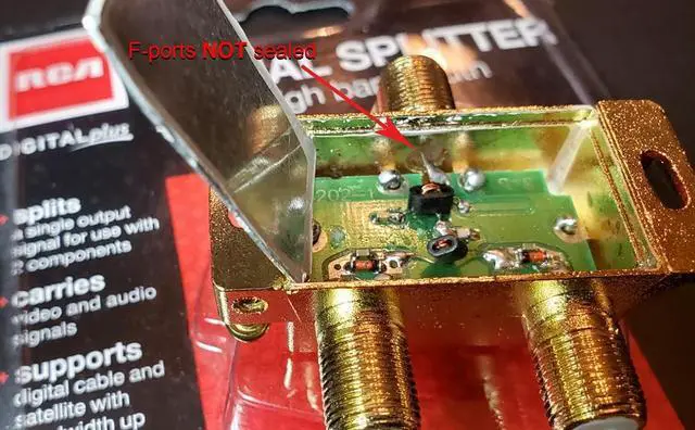 Alt view image 7 of 7 - Digital Splitters Professionals Install Every Day Across The U. S. A. 2-Way Coaxial Cable Splitter 1+ GHz for HDTV/4K/8K TV High Speed Internet (Not for Satellite Dish Connections.)