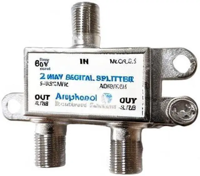 Alt view image 6 of 6 - 2-Way Digital Coaxial Splitter MoCA 2.5 ABS312H