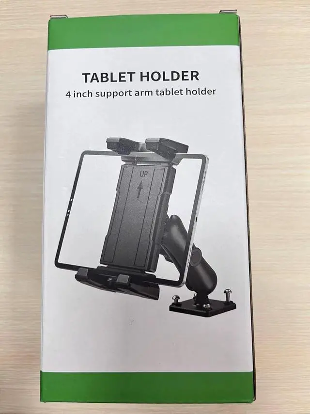 Alt view image 7 of 7 - Car Tablet Holder - Heavy Duty Drill Base Tablet Mount for Truck Compatible with iPad  Tab 5-13 Tablet and Phone iPad Stand for Wall/Business/Vehicle/Desktop etc.