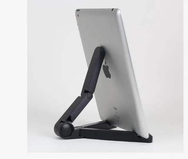Alt view image 2 of 4 - Tablet Desktop Stand Adjustable Portable Foldable Lightweight Compatible with Most Tablets 7-10.2 inches Kindle Fire and Smartphones