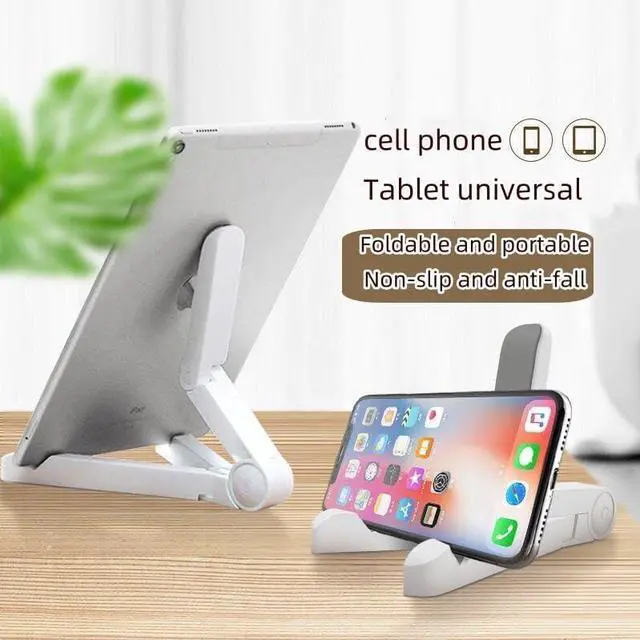 Alt view image 4 of 4 - Tablet Desktop Stand Adjustable Portable Foldable Lightweight Compatible with Most Tablets 7-10.2 inches Kindle Fire and Smartphones