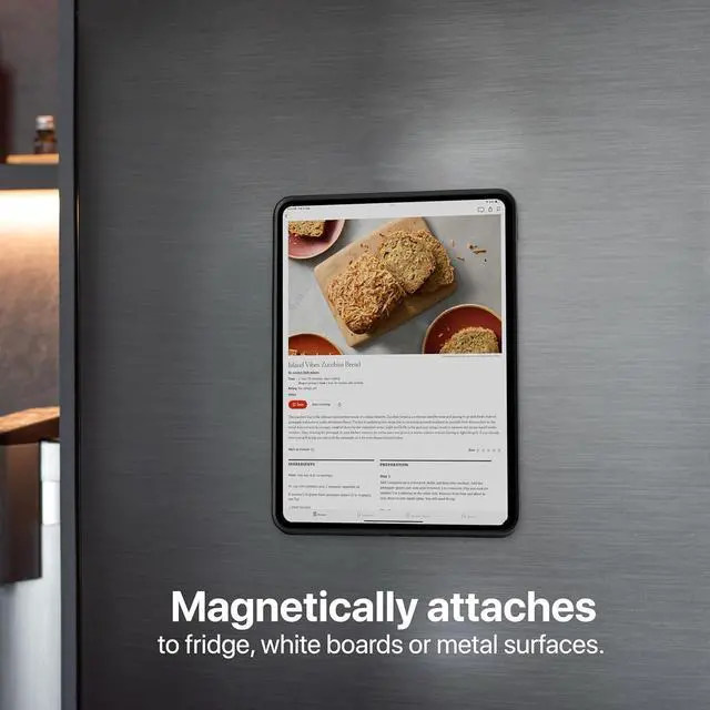 Alt view image 7 of 7 - TineeOwl for iPad Pro 11-inch Case (M4) 2024, Adjustable Kickstand Magnetic Cover - Infinite Viewing Angles, Portrait/Landscape Stand, Apple Pencil Charging, Dove Series (Black)