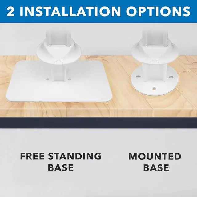 Alt view image 6 of 7 - Anti-Theft Tablet Kiosk Locking Countertop Tablet Enclosure with Freestanding Base Universal Enclosure for iPads Gen 7 8 9 and 10 iPad Pro iPad Air White