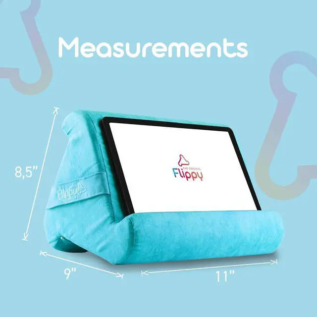 Alt view image 2 of 7 - Tablet Pillow Stand - Cushion Tablet Stand & Holder Bed Support for Lap and Desk Compatible with Phone & Book Reading: Kindle iPad Pro iPhone &  - I Wanna Go to Miami