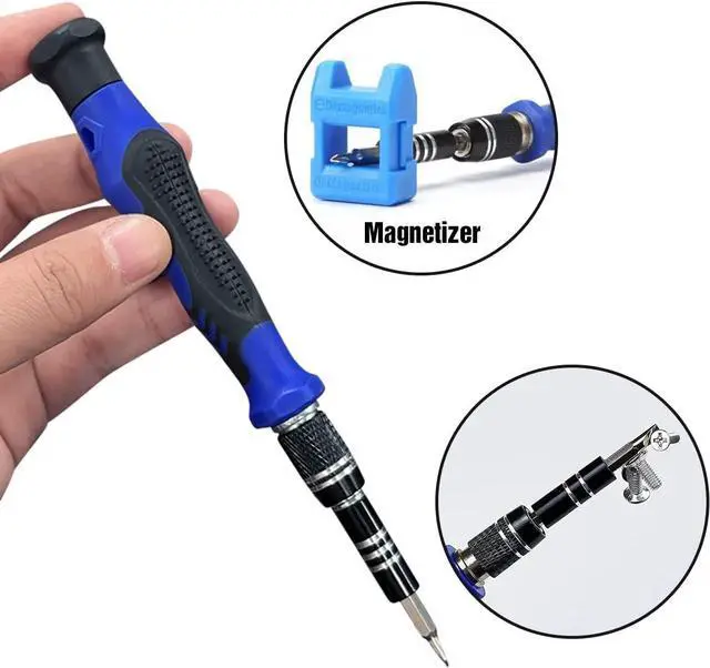 Alt view image 7 of 7 - 142 IN 1 Professional Computer Repair Tool Kit Precision Screwdriver Set with 120 Bits Magnetic Repair Tool Kit for iPhone MacBook Computer Laptop PC Tablet PS4 Game Console and Others