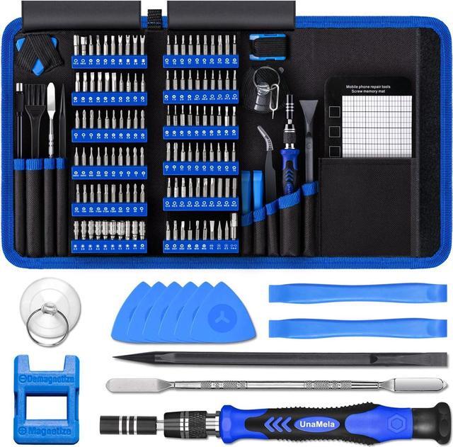 Main image of Precision Screwdriver Set Unamela 139 in 1 Computer Repair Tool Kit Magnetic Screwdriver Kit with 120 Bits Compatible for PC Building Laptop MacBook Tablet iPhone PS4 Xbox Game Console