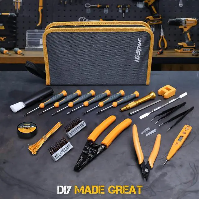 Alt view image 7 of 7 - 39pc Electronics Repair & Opening Tool Kit Set for Laptops Phones Devices Computer & Gaming Accessories. Precision Small Screwdrivers with Pentalobe Bits for iPhones & MacBooks