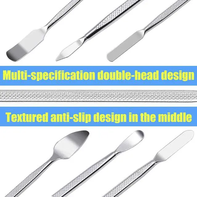 Alt view image 2 of 5 - 6 Piece Metal Spudger Pry Tool Kit for Electronics Repair with Laptop Cell Phone Tablet Computer Electronics Repair