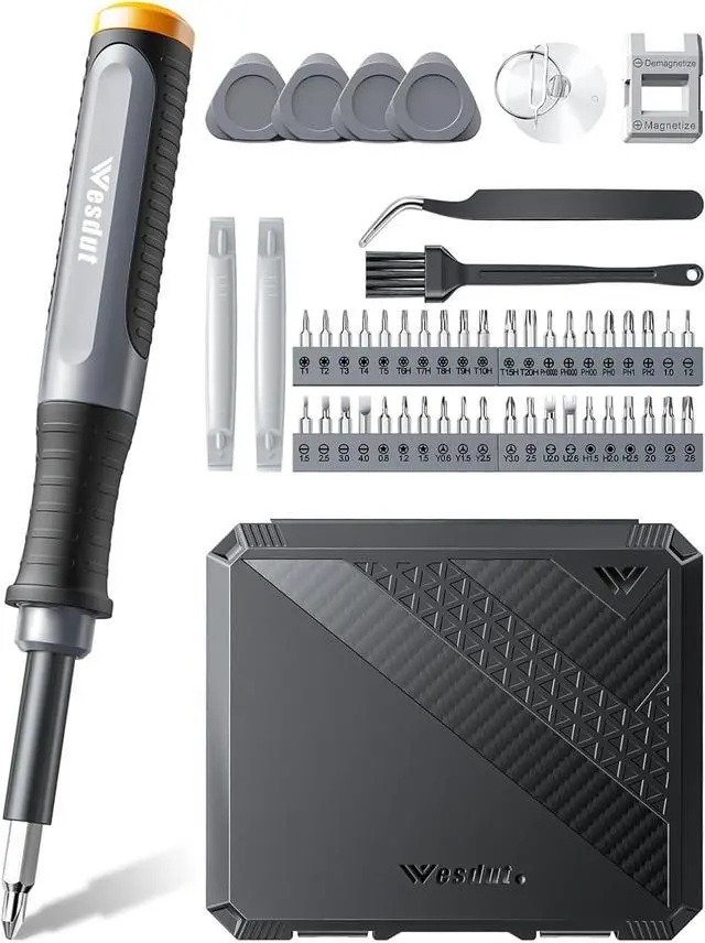 Main image of [Military-Grade] 52-in-1 Precision Screwdriver Sets Small Magnetic Repair Tool Kit for iPhone MacBook Computer Laptop Watch PC PS4 Xbox Game Console Mini Screw Driver for Men