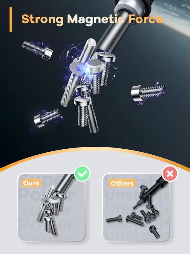 Alt view image 4 of 7 - [Military-Grade] 52-in-1 Precision Screwdriver Sets Small Magnetic Repair Tool Kit for iPhone MacBook Computer Laptop Watch PC PS4 Xbox Game Console Mini Screw Driver for Men