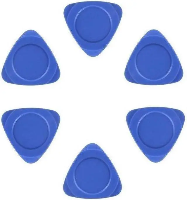 Main image of Fixinus Set of 50 Blue Triangle Plastic Pry Opening Tool Kit Security Opener for iPhone Cell Phone Laptop Table PC Case LCD Screen Guitar Picks