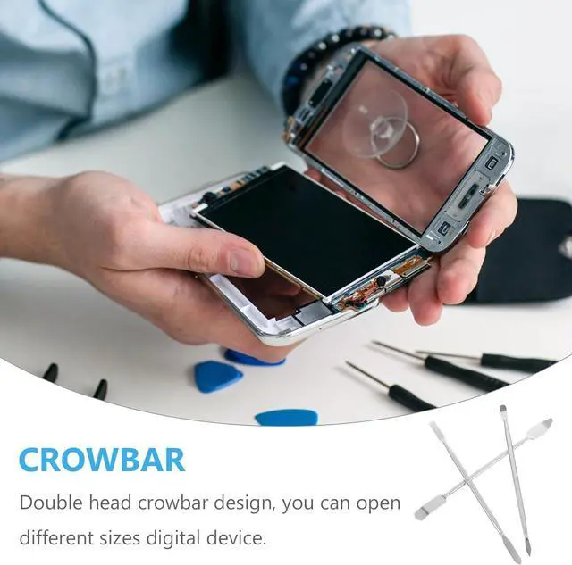 Alt view image 3 of 7 - Laptop Spudger Pry Tool Kit Mobile Battery Prying Metal Spudger Watch Battery Pry Tool Set Phone Screen Repair Tools for Computer Electronics Opening Repair Tool Kit
