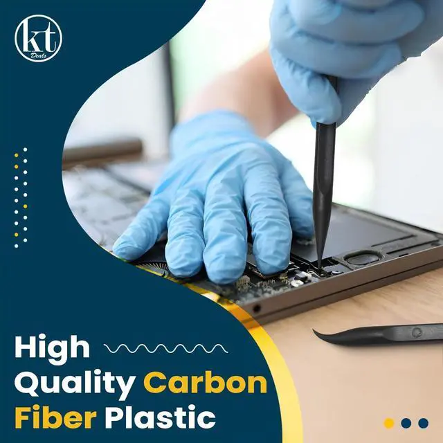 Alt view image 3 of 7 - Spudger Pry Tool Kit Electronics Repair Opening Tools Plastic & Metal Spudger Tool Kit Prying Open Tool for Laptop Cell Phone Tablet Computer Smartphones and Other Electronic Devices