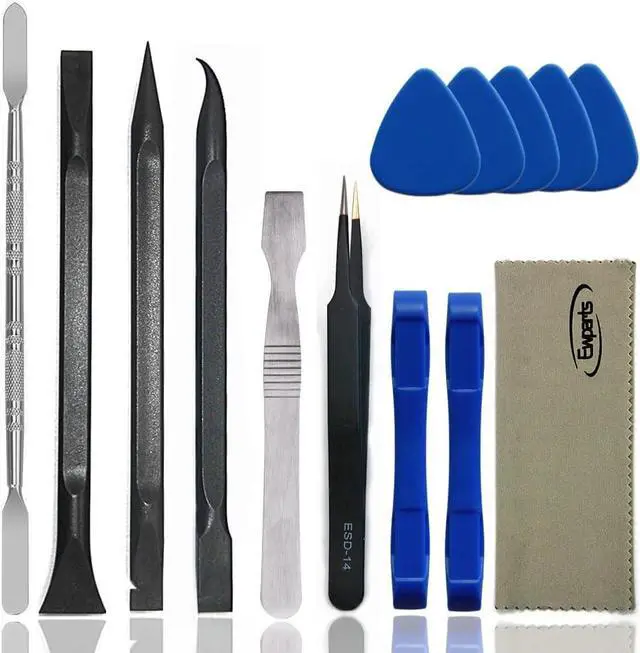 Main image of Spudger Tool Kit Plastic Pry Tool for Electronics Repair with Metal Spudger Plastic Spudger Tweezers Opening Tool iPhone Repair Tool Kit for Phone iPad Computer MacBook Laptop Repair Kit