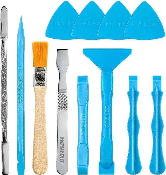 Main image of Opening Pry Tools Kit with ESD Spudgers Anti-Static Brush Metal Spudger for Disassembling and Repair Laptop Game Console Computer