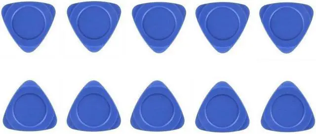 Alt view image 4 of 5 - Fixinus Set of 50 Blue Triangle Plastic Pry Opening Tool Kit Security Opener for iPhone Cell Phone Laptop Table PC Case LCD Screen Guitar Picks
