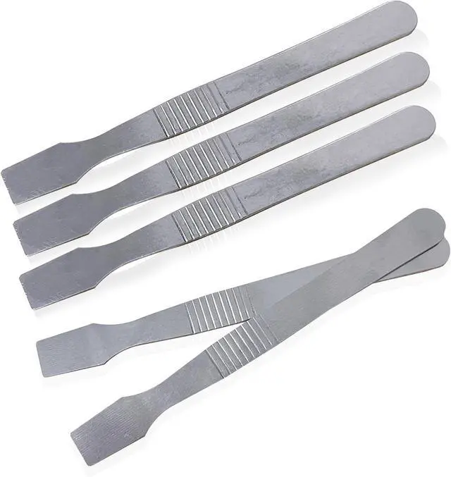 Alt view image 4 of 4 - 5 Pieces Metal Spudger Set Opening Pry Tool Repair Tools Kit for Laptop Cell Phone Tablet MP3