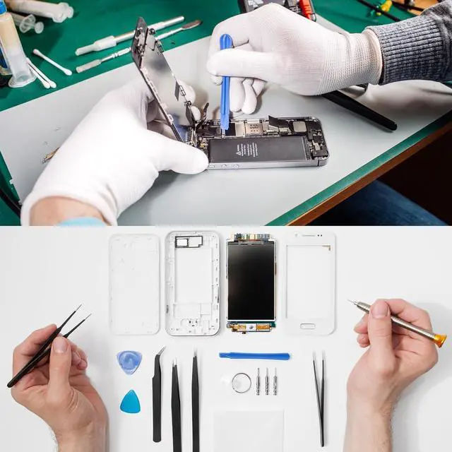 Alt view image 5 of 7 - 15pcs Ultra Thin Plastic Opening Card Flexible Pry Opening Tool for Mobile Phone Tablet Laptop LCD Screen Disassemble Repair Blue