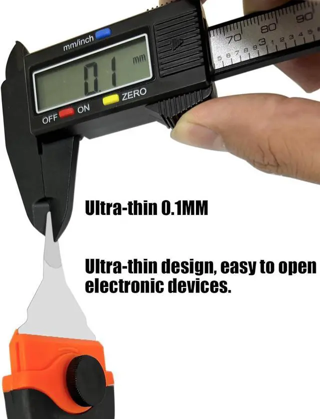 Alt view image 2 of 6 - Phone Screen Repair Kit 0.1mm Ultra Thin Prying & Opening Tool High Tenacity Stainless Steel Spudger Electronics Repair Tool Compatible for Cellphone iPhone Ipad Tablets