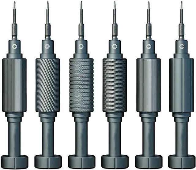 Main image of 6 IN 1 Magnetic Precision Screwdriver 1.5 1.2 Phillips 0.8 5-Point 0.6 Y-Type Cross 2.5 T2 HEX For IPhone/Android Repair Tools