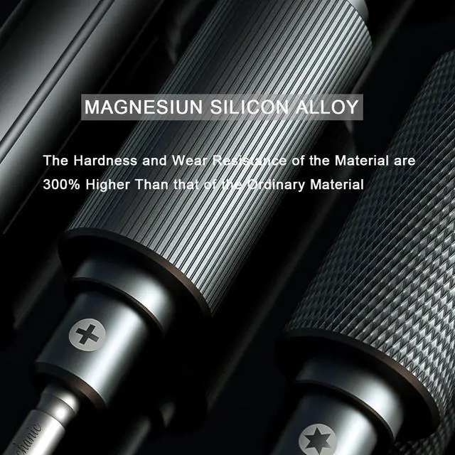 Alt view image 6 of 7 - 6 IN 1 Magnetic Precision Screwdriver 1.5 1.2 Phillips 0.8 5-Point 0.6 Y-Type Cross 2.5 T2 HEX For IPhone/Android Repair Tools